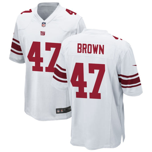 Cam Brown New York Giants Nike Game Jersey - White