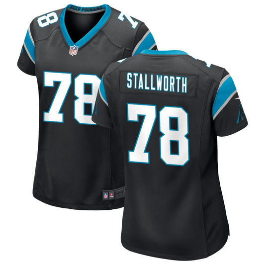 Taylor Stallworth Carolina Panthers Nike Women's Game Jersey - Black