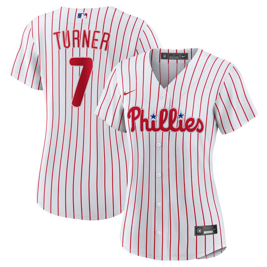 Trea Turner Philadelphia Phillies Nike Women's Home Replica Player Jersey - White