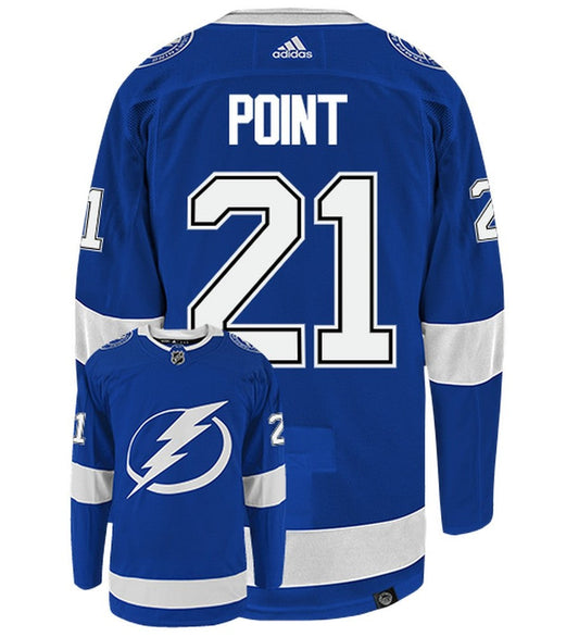 Brayden Point Tampa Bay Lightning Adidas Primegreen Authentic NHL Hockey Jersey