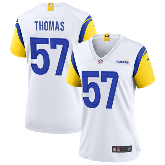 Zach Thomas Los Angeles Rams Nike Women's Alternate Jersey - White