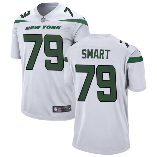 Tanzel Smart New York Jets Nike Game Jersey - White