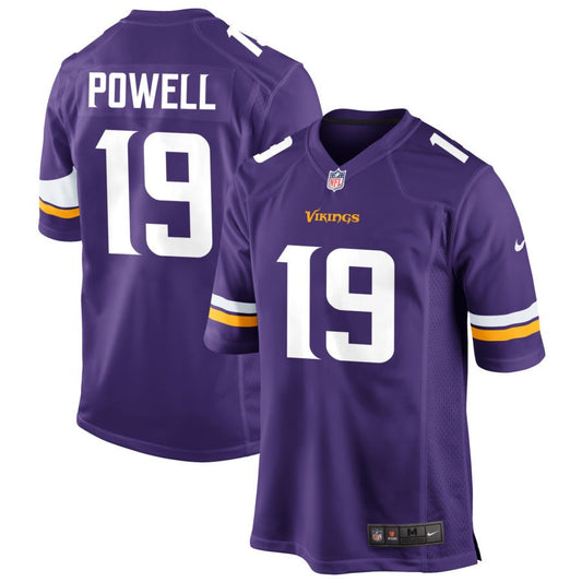 Brandon Powell Minnesota Vikings Nike Game Jersey - Purple