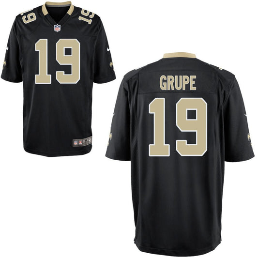 Blake Grupe New Orleans Saints Nike Youth Game Jersey - Black