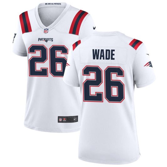 Shaun Wade Nike New England Patriots Women's Game Jersey - White