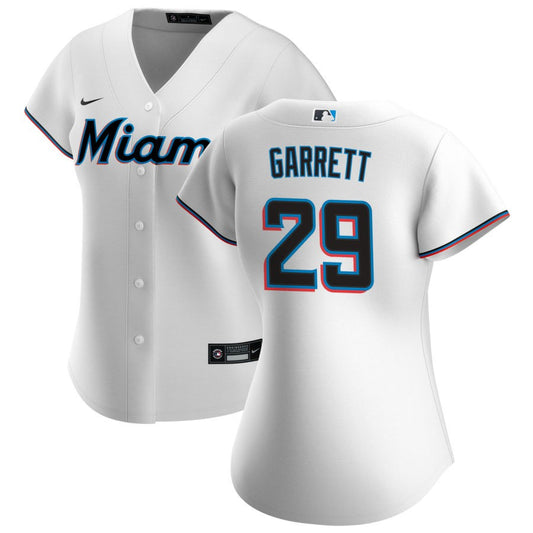 Braxton Garrett Miami Marlins Nike Women's Home Replica Jersey - White