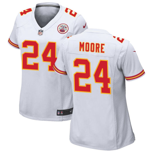 Skyy Moore Kansas City Chiefs Nike Women's Game Jersey - White