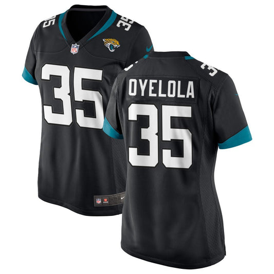 Ayo Oyelola Jacksonville Jaguars Nike Women's Jersey - Black