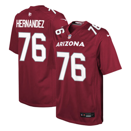 Will Hernandez  Arizona Cardinals Nike Youth Game Jersey - Cardinal