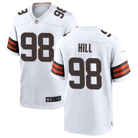 Trysten Hill Cleveland Browns Nike Game Jersey - White